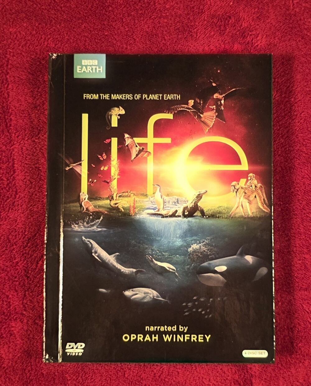 Life - BBC Earth (DVD, 4-Disc Set) Narrated by Oprah Winfrey -